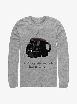 Star Wars Coffee On The Dark Side Long-Sleeve T-Shirt