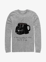 Star Wars Coffee On The Dark Side Long-Sleeve T-Shirt