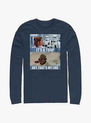 Star Wars It'S A Trap Long-Sleeve T-Shirt