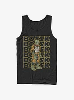 Star Wars Bossk Retro Name Tank Top