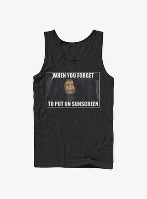 Star Wars Forget To Put On Sunscreen Tank