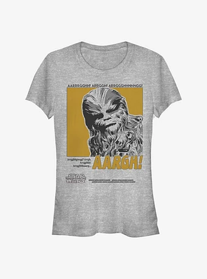 Star Wars Poster Wookie Girls T-Shirt