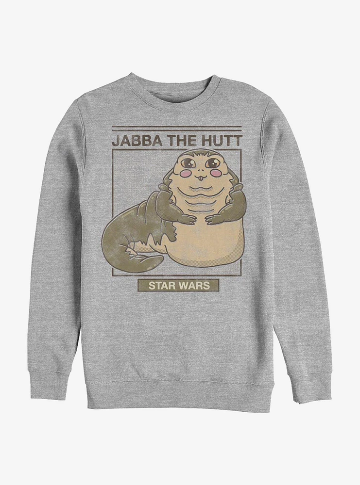 Star Wars Cute Jabba Crew Sweatshirt