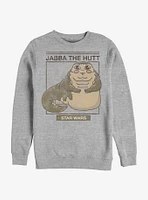 Star Wars Cute Jabba Crew Sweatshirt