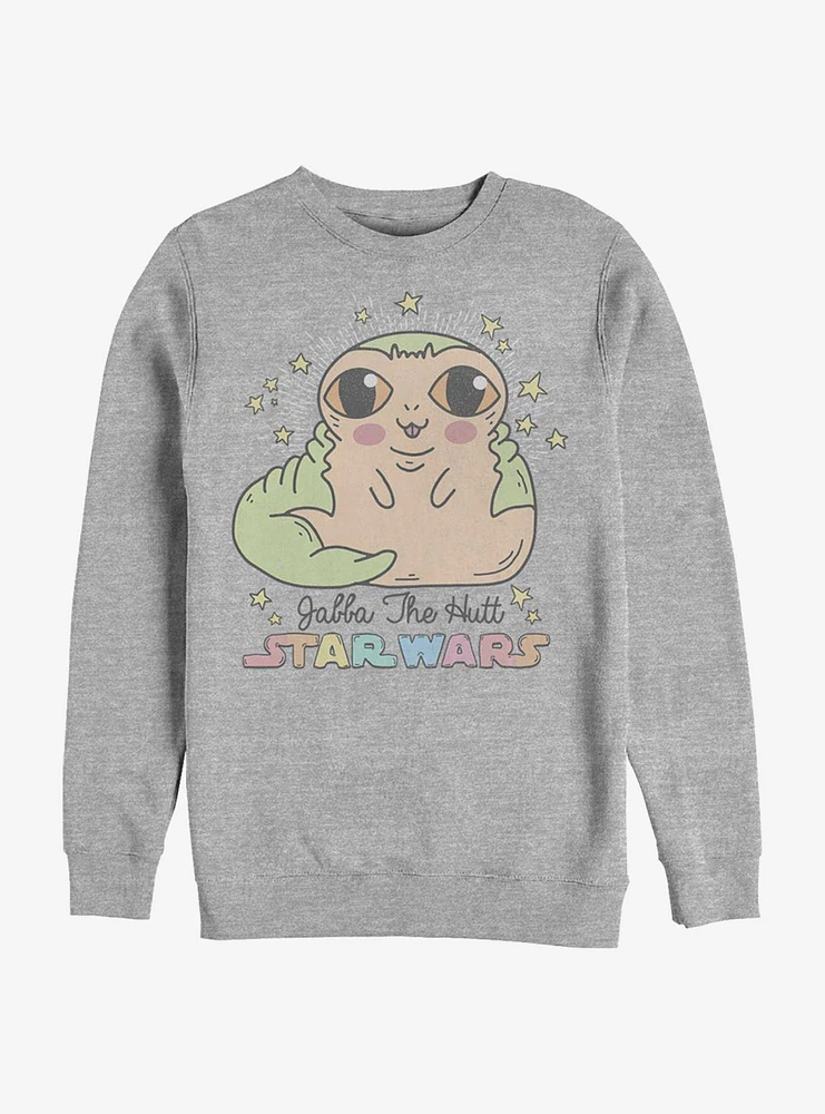 Star Wars Jabba Cute Cartoon Crew Sweatshirt