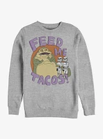 Star Wars Jabba Tacos Crew Sweatshirt