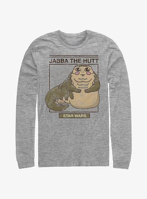Star Wars Cute Jabba Long-Sleeve T-Shirt