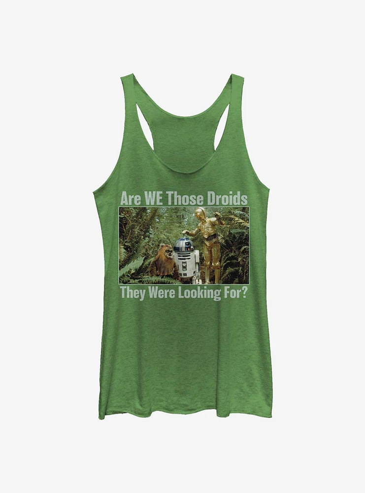 Star Wars Looking For Droids Girls Tank