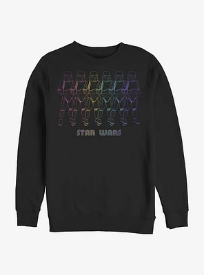 Star Wars Rainbow Line Stormtrooper Crew Sweatshirt