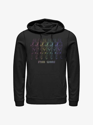 Star Wars Rainbow Line Stormtrooper Hoodie