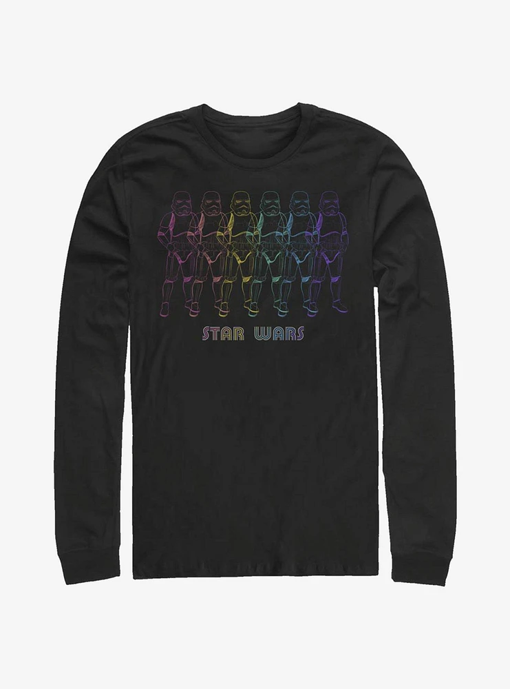 Star Wars Rainbow Line Stormtrooper Long-Sleeve T-Shirt