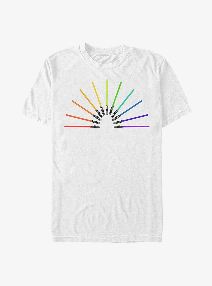 Star Wars Sabor Rainbow T-Shirt