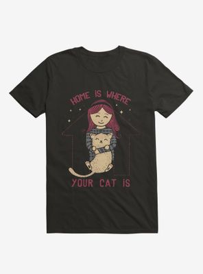 Home Is Where Your Cat T-Shirt