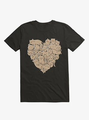 I Love Cats Heart T-Shirt