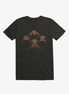 Three Wise Monkey And One Lover T-Shirt