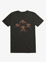Three Wise Monkey And One Lover T-Shirt