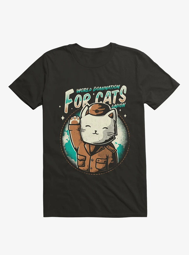 World Domination For Cats Union T-Shirt