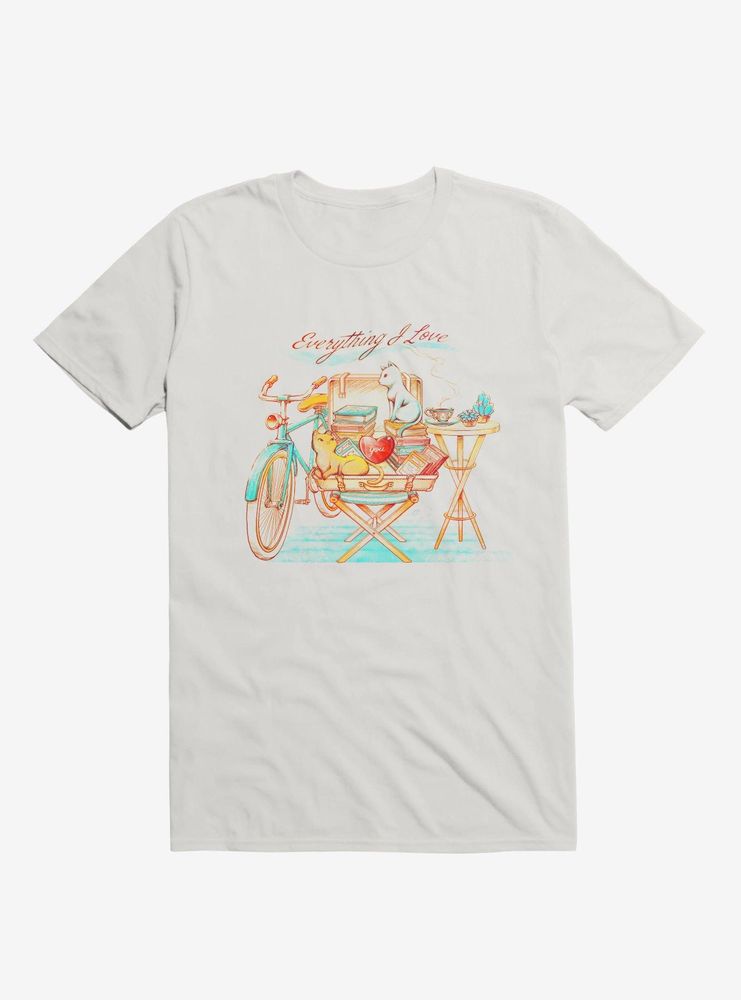 Everything I Love Travelling T-Shirt