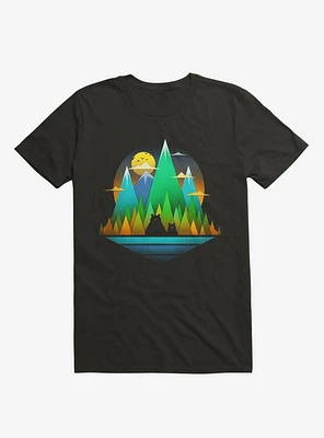 Geometric Landscape Bears T-Shirt