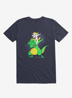 Unicorn T-Rex Dabbing T-Shirt