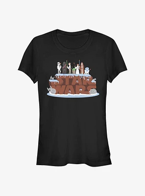 Star Wars Birthday Cake Girls T-Shirt