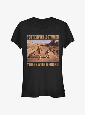 Star Wars Lost Droid Friends Girls T-Shirt