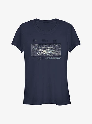 Star Wars Concept Plate Girls T-Shirt