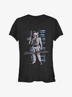 Star Wars Distressed Boba Girls T-Shirt