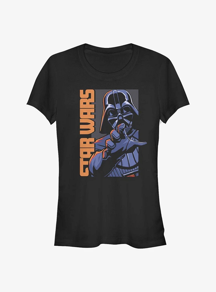 Star Wars Force Vader Choke Girls T-Shirt