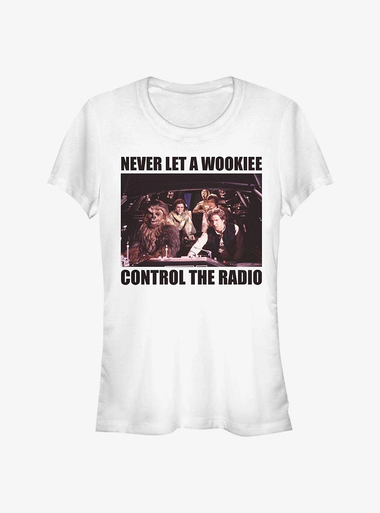 Star Wars No Wookie Radio Girls T-Shirt