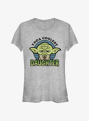 Star Wars Yoda Coolest Daughter Girls T-Shirt