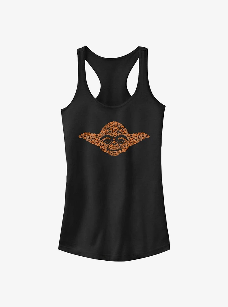 Star Wars Yoda Pumpkins Girls Tank