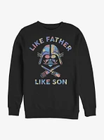 Star Wars Like Father Crew Sweatshirt