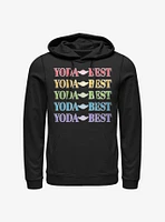 Star Wars Yoda Best Rainbow Hoodie