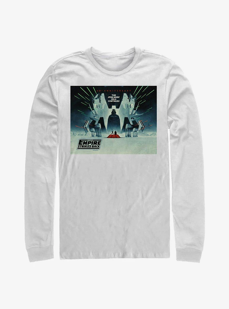 Star Wars Empire Strikes Back Poster Long-Sleeve T-Shirt