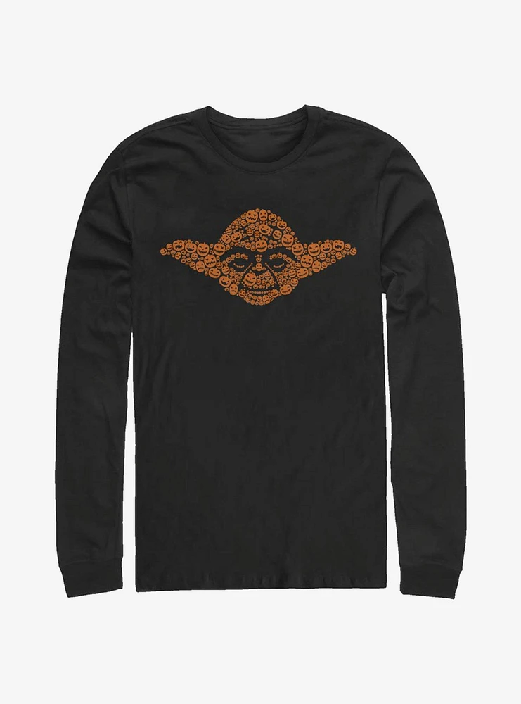 Star Wars Yoda Pumpkins Long-Sleeve T-Shirt