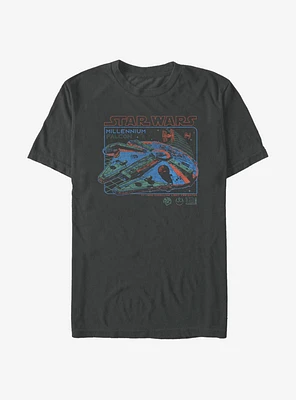Star Wars Millennium Blue Print T-Shirt