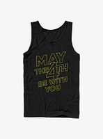 Star Wars May The 4th Be With You Logo Tank