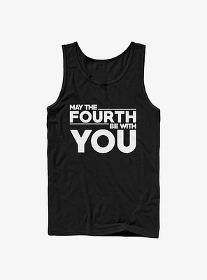 Star Wars May The Fourth Be With You Logo Tank