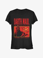 Star Wars Maul Horror Box Girls T-Shirt