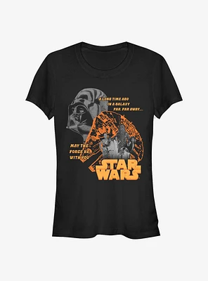 Star Wars Minimal Color Poster Girls T-Shirt