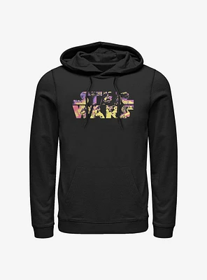 Star Wars Logo Poster Movie Scenes Hoodie