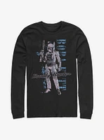 Star Wars Distressed Boba Long-Sleeve T-Shirt