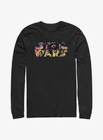 Star Wars Logo Poster Movie Scenes Long-Sleeve T-Shirt