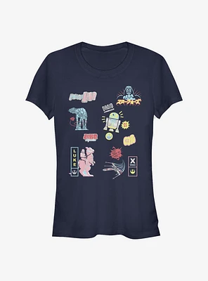 Star Wars Character Glitch Girls T-Shirt