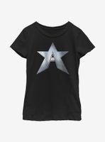 Marvel The Falcon And Winter Soldier John Walker Captain Symbol Youth Girls T-Shirt