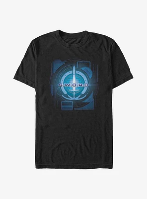 Marvel WandaVision Digital Sword Logo T-Shirt