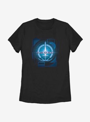 Marvel WandaVision Digital Sword Logo Womens T-Shirt