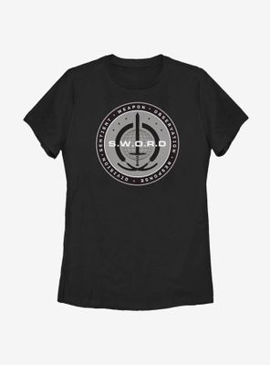 Marvel WandaVision Sword Logo Emblem Womens T-Shirt