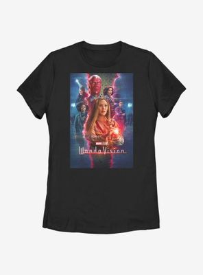 Marvel WandaVision TV Magic Poster Womens T-Shirt